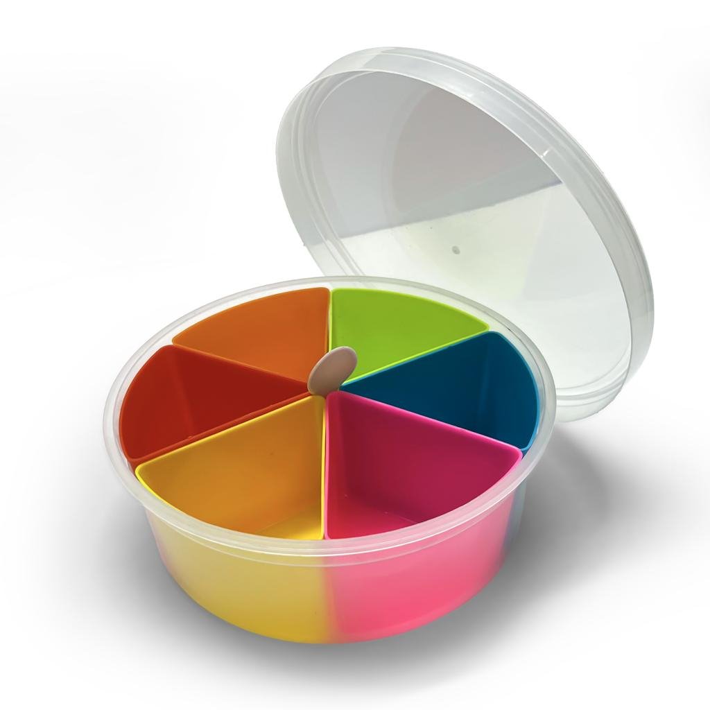6 Cell Colorful Spice Rack Set. - DS Traders