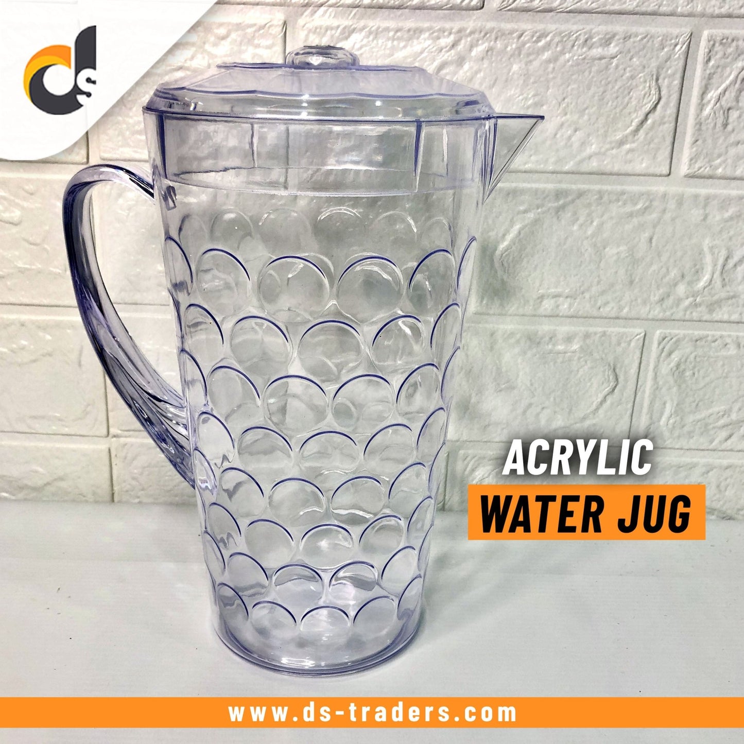 Acrylic Diamond Water Jug - DS Traders
