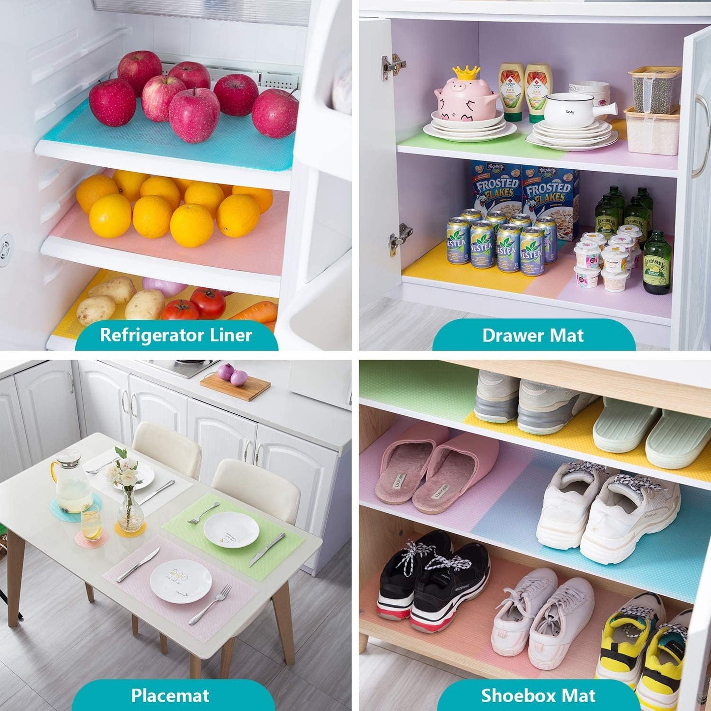 Anti-Bacterial Fridge Mat, Non-stick Roll - DS Traders