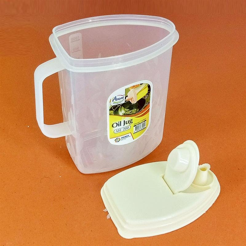 ARONI 1-LITRE KITCHEN PLASTIC OIL JUG - DS Traders