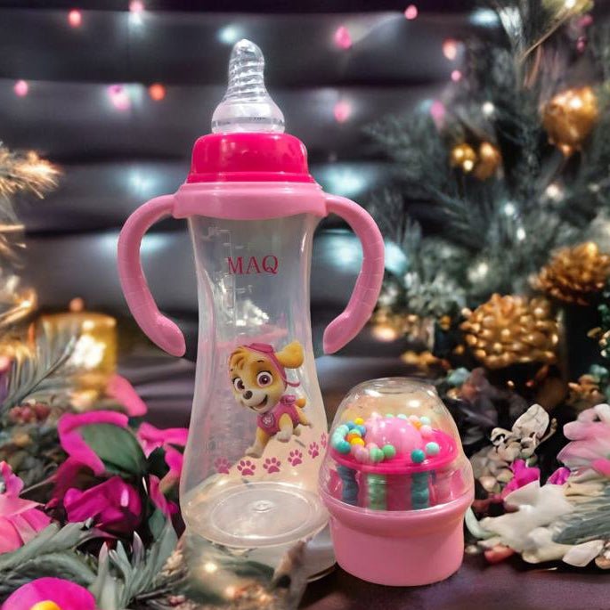 Baby Feeding Bottle With Rattle Cap. - DS Traders