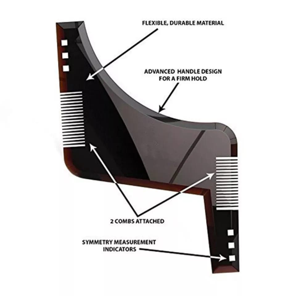 Beard Styling Comb - Set of 2 - DS Traders