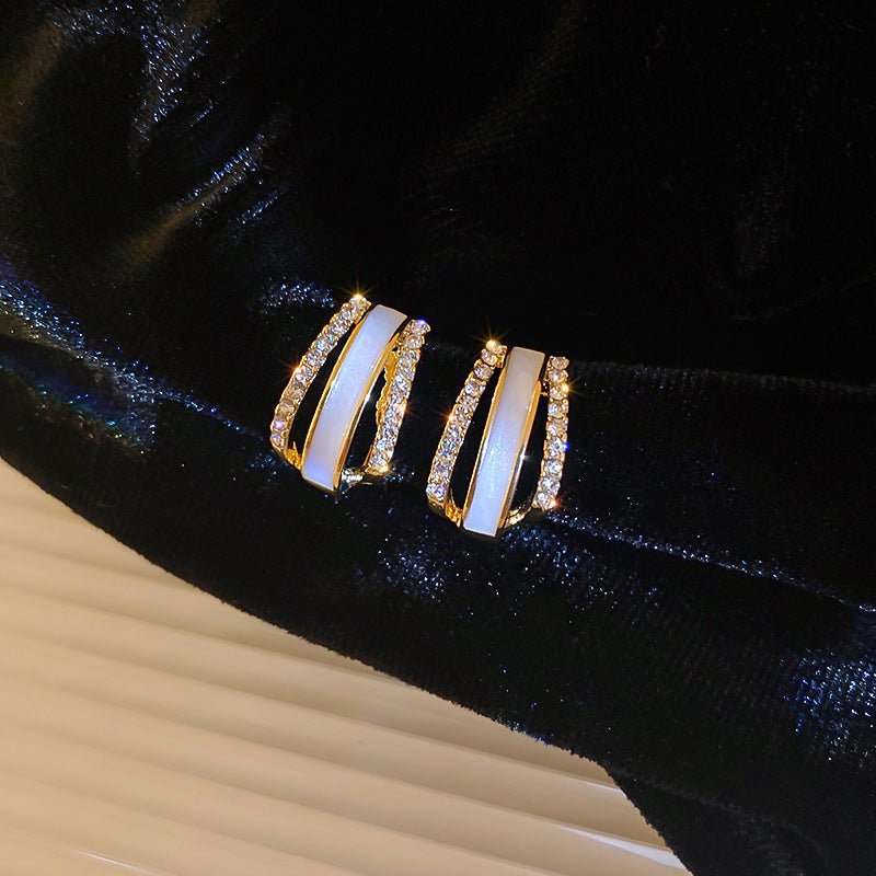 Beautiful 3 Layer Earrings - DS Traders