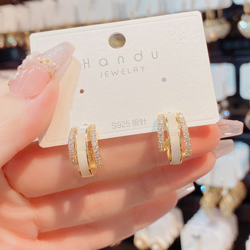 Beautiful 3 Layer Earrings - DS Traders