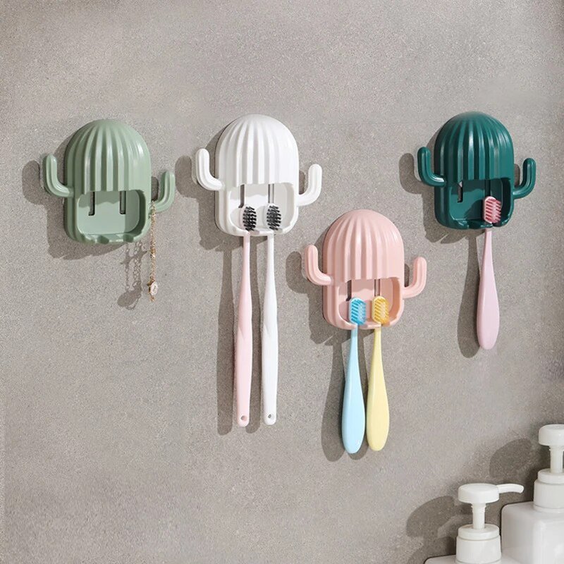 Creative Snail Flamingo Cactus Toothbrush Holder - DS Traders