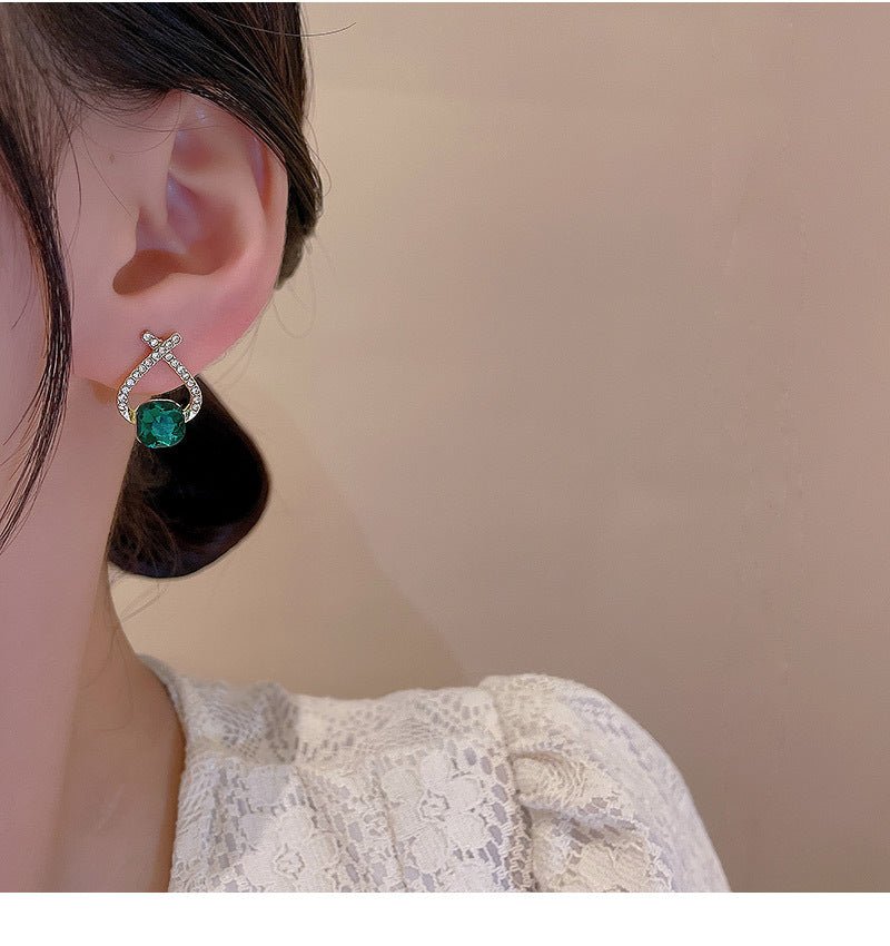 Cross Pearl Earrings - DS Traders
