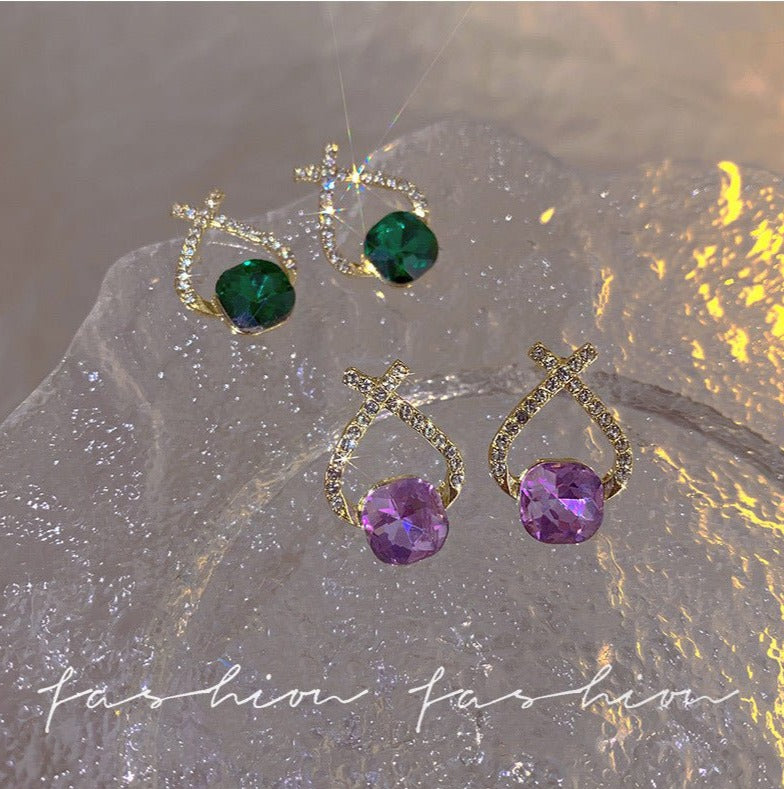 Cross Pearl Earrings - DS Traders