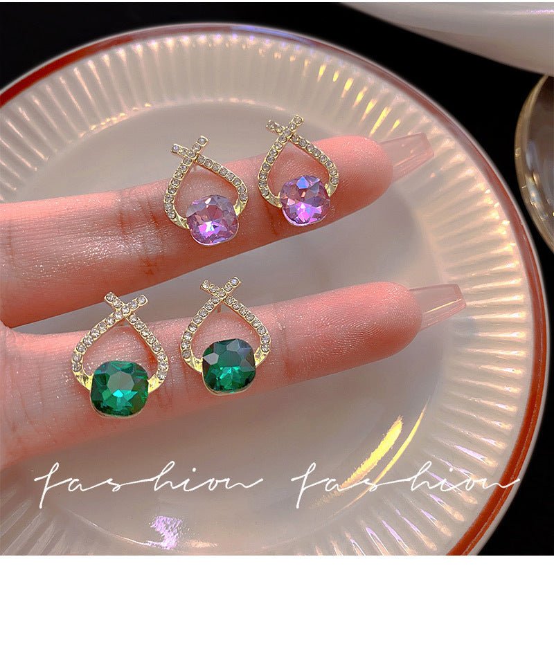 Cross Pearl Earrings - DS Traders