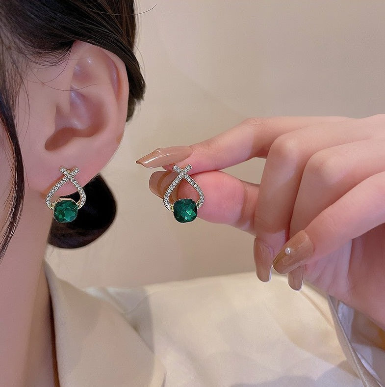 Cross Pearl Earrings - DS Traders