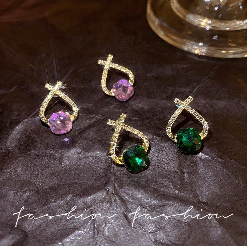 Cross Pearl Earrings - DS Traders