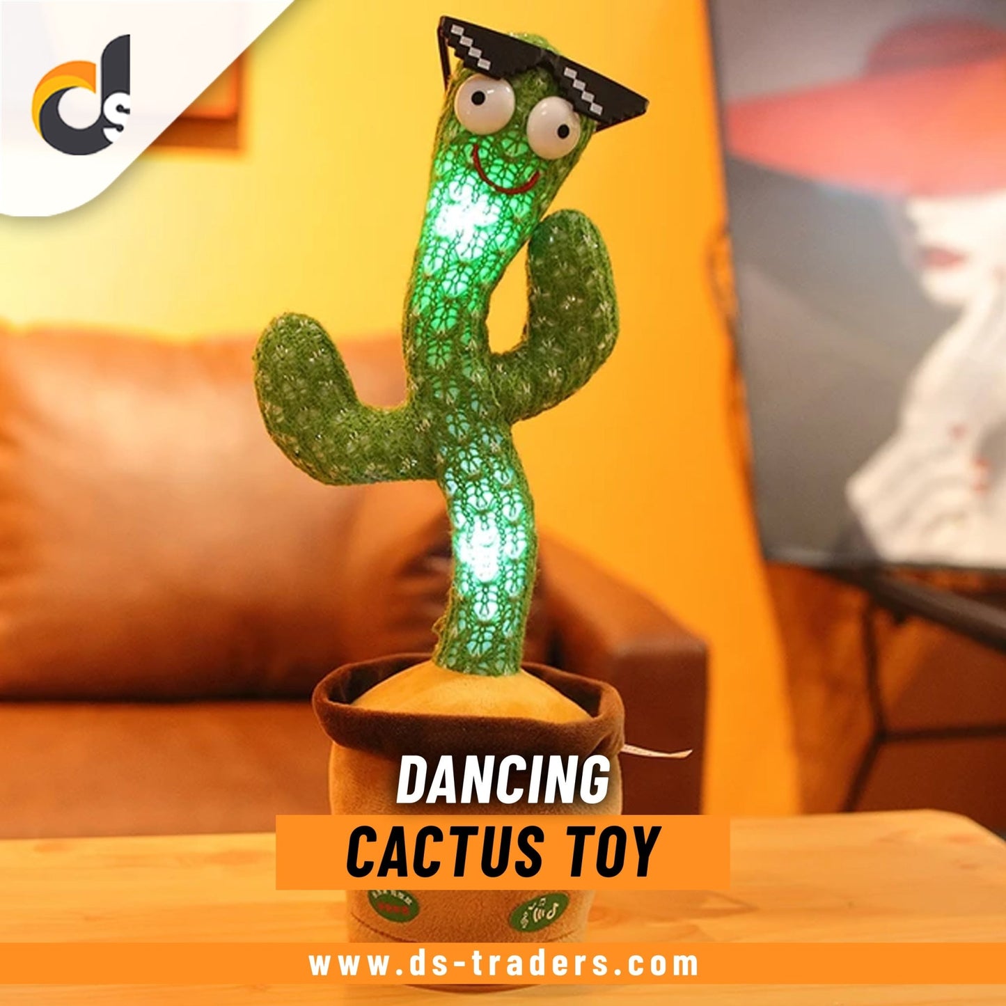 Dancing and Talking Cactus Toy for Kids - DS Traders