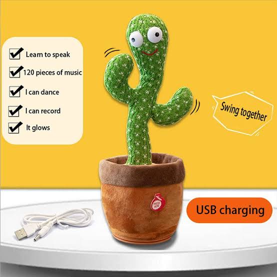 Dancing and Talking Cactus Toy for Kids - DS Traders