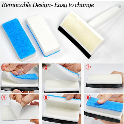 Multi-function Glass Window Wiper Soap Cleaner.