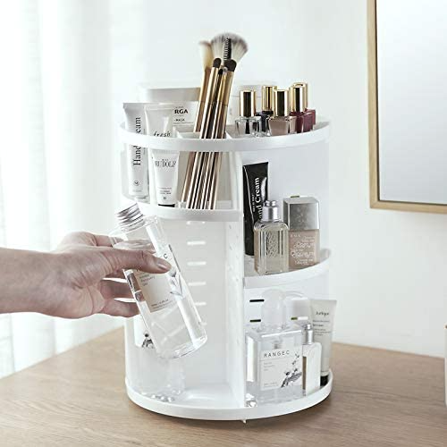 360 Rotating Makeup Organizer & Cosmetic Storage Box