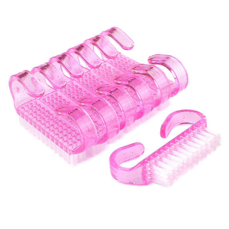 2pcs - Cleaning Nail Brush Tools Plastic Dust Cleaner Brushes.