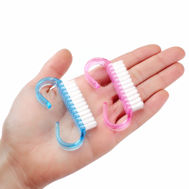 2pcs - Cleaning Nail Brush Tools Plastic Dust Cleaner Brushes.