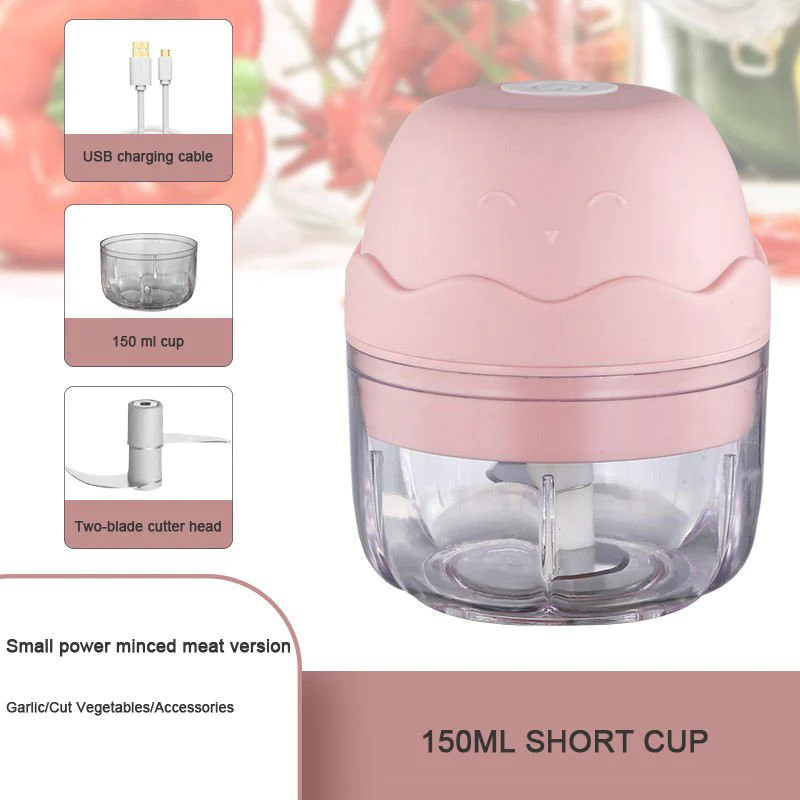 USB Chargable Mini Electric Garlic Masher.