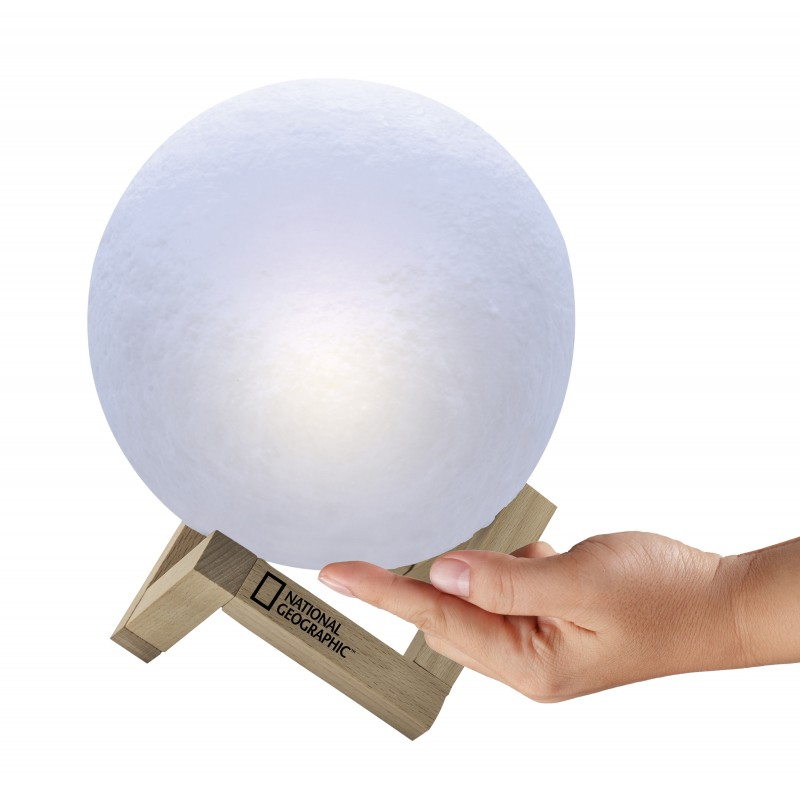 3D Moon Lamp Light for Bedroom With Beautiful Plastic Stand