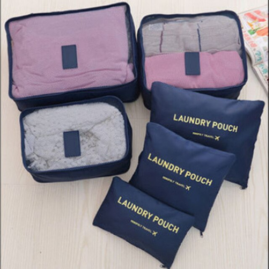 6 Pieces/Set Thicken Travel Storage Bags For Home Clothes Shoes Cosmetic Etc.