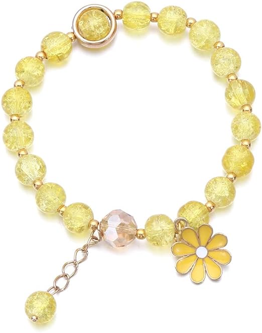 Fashion Flower Charm Beaded Bracelet - DS Traders