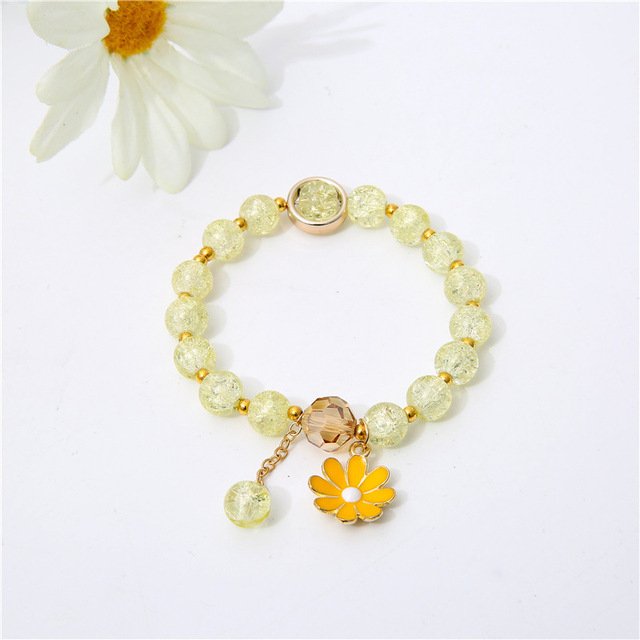 Fashion Flower Charm Beaded Bracelet - DS Traders