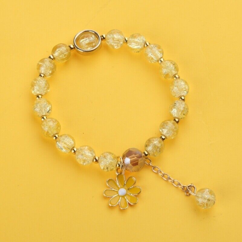 Fashion Flower Charm Beaded Bracelet - DS Traders