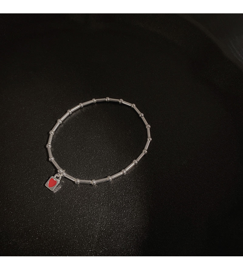 Fashion Red Love Pendant Bracelet - DS Traders
