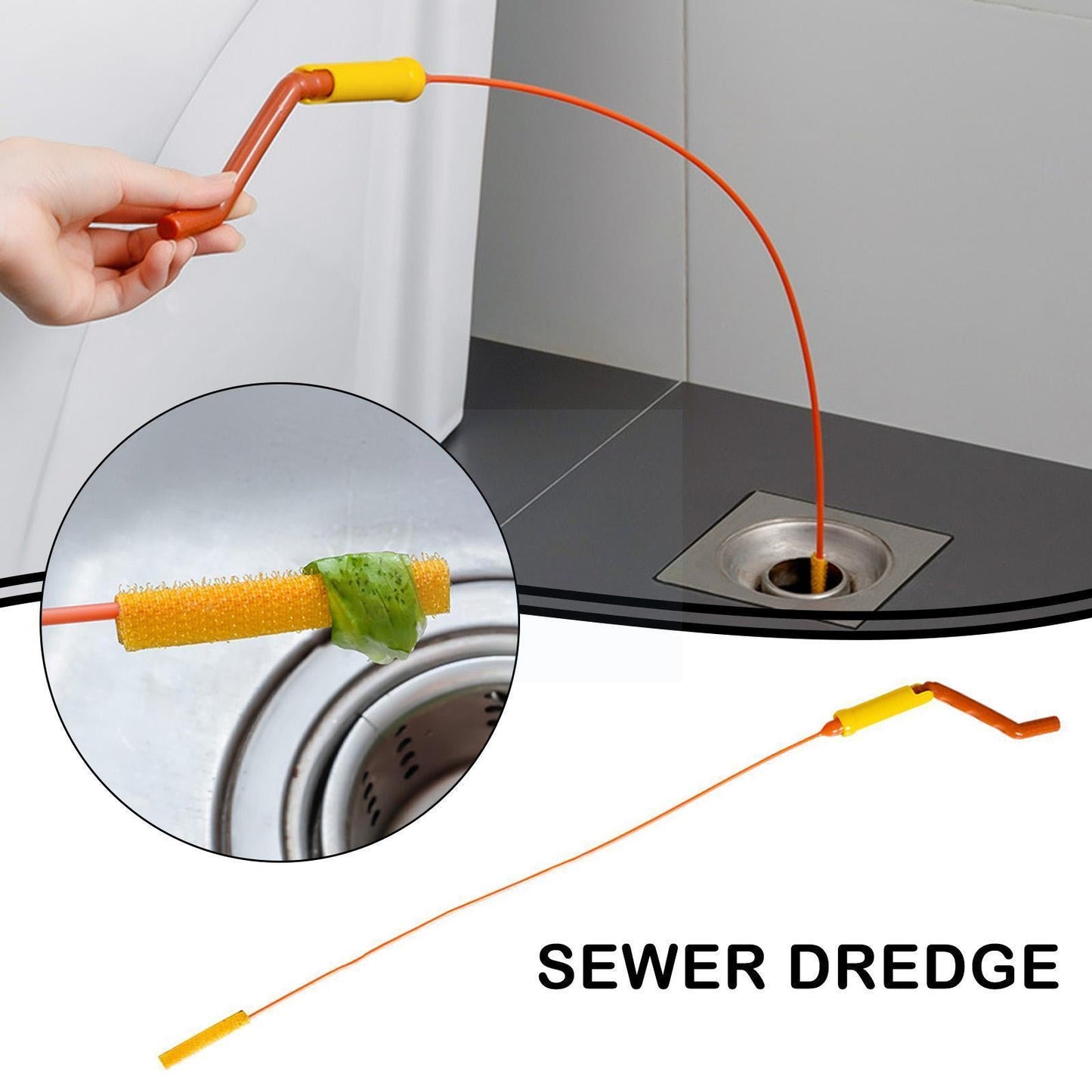 Flexi Snake The Drain Weasel Sink Pipe Cleaner - DS Traders