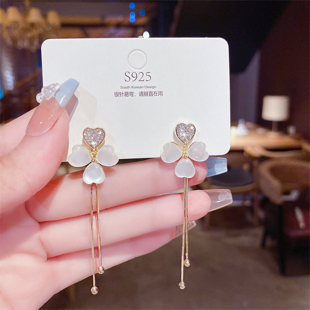Flower Clover Stud Earrings - DS Traders