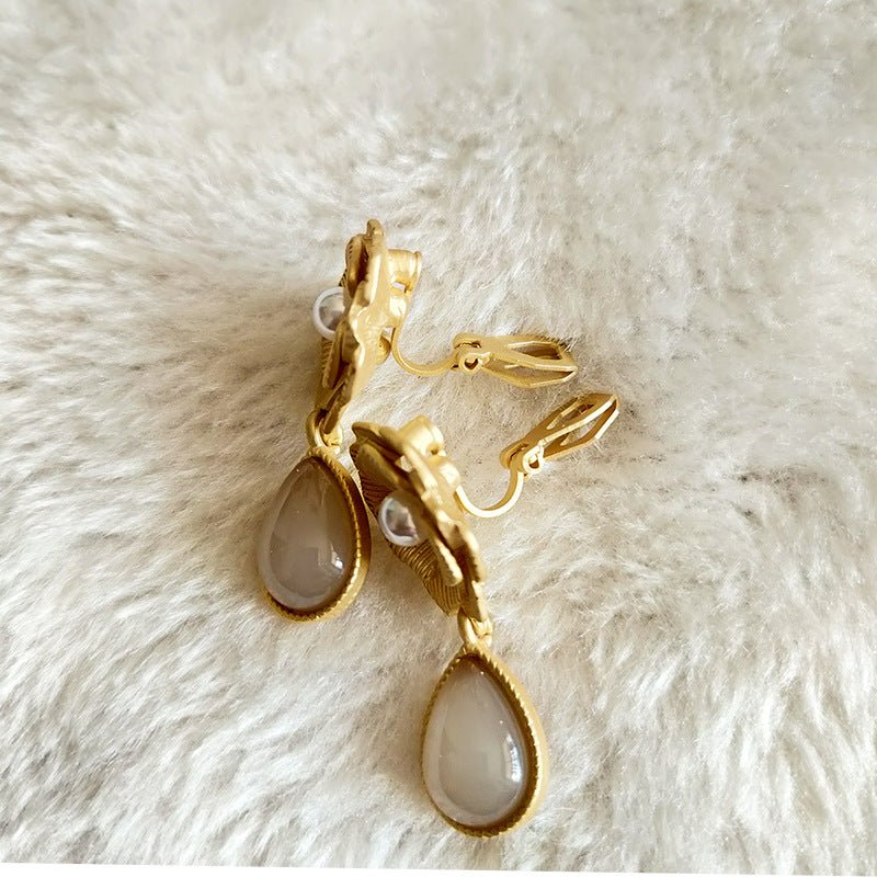 Flower Drop Earrings - DS Traders