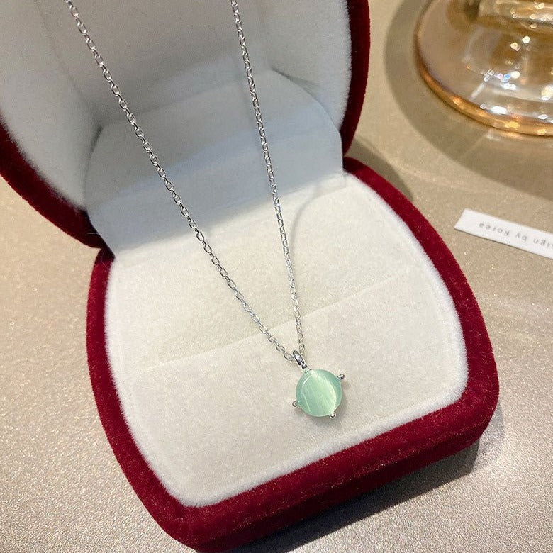 Green Crystal Stone Necklace - DS Traders