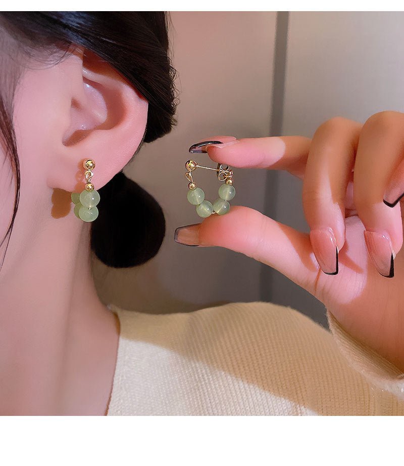 Green Grapes Earrings - DS Traders