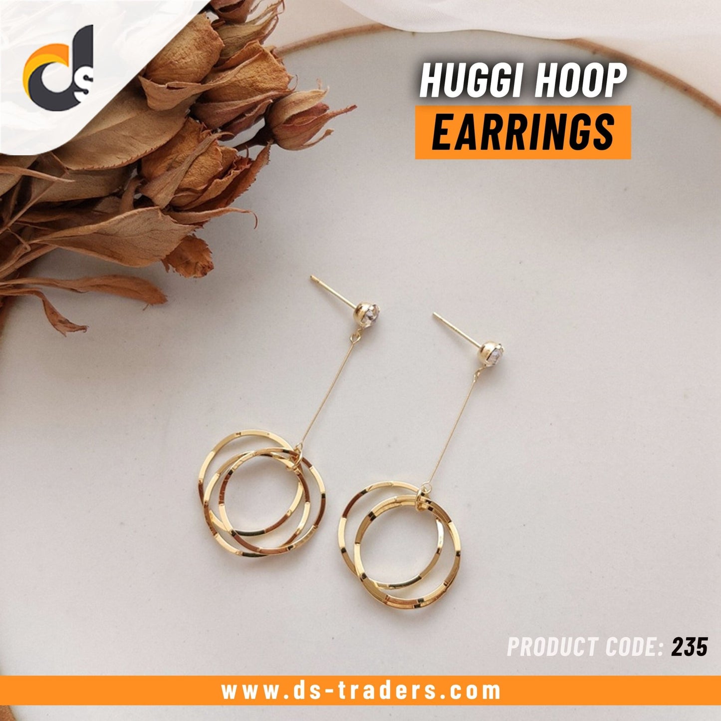 Huggie Hoop Earrings - DS Traders