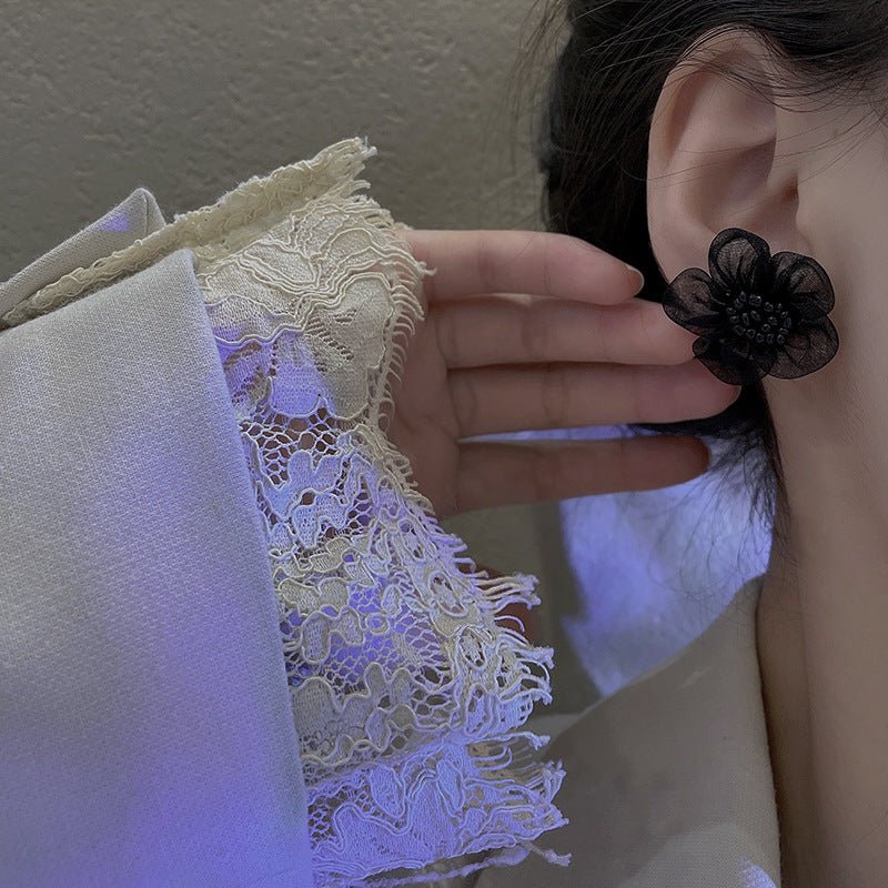 Lace Flower Earrings - DS Traders