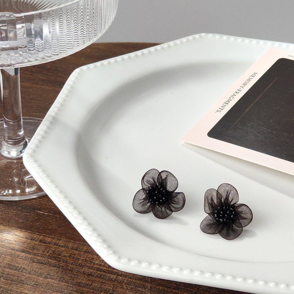 Lace Flower Earrings - DS Traders