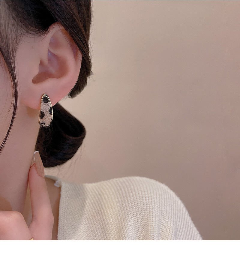 Leopard Print Stud Earrings - DS Traders