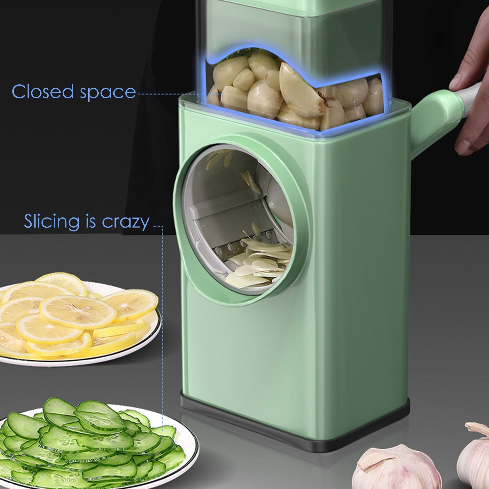 Multi-function Hand Rotary Vegetable Cutter. - DS Traders