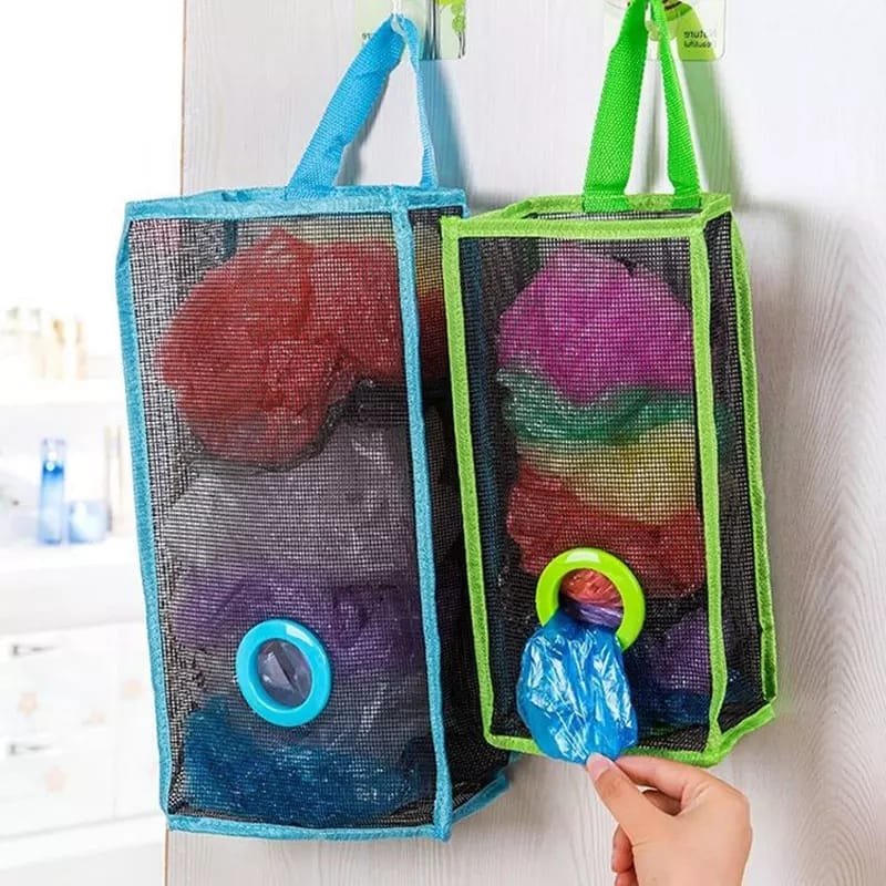 Multi-Purpose Hanging Shopper Dispenser Holder & Organizer Bag - DS Traders