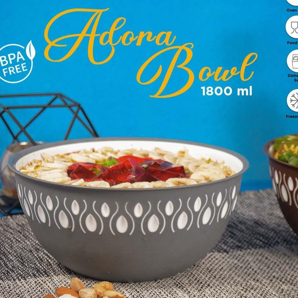 Multipurpose Kitchen Adora Bowl 1800ML. - DS Traders