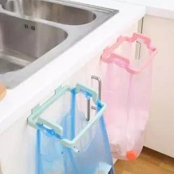 Pack of 2 - Garbage/Trash Bin Bag Holder & Towel Rack For Kitchen Drawer. - DS Traders