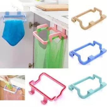 Pack of 2 - Garbage/Trash Bin Bag Holder & Towel Rack For Kitchen Drawer. - DS Traders