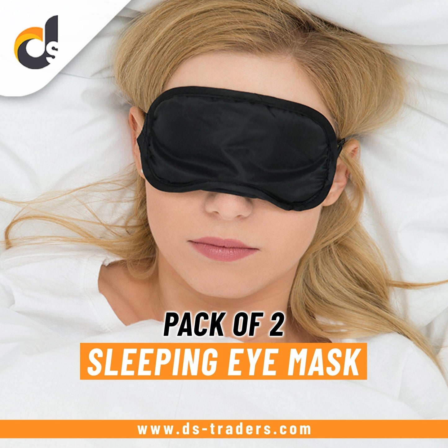 Pack Of 2 - Sleeping Eye Mask - DS Traders