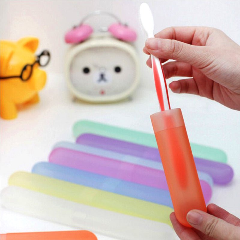 Pack of 2 Travel Hiking Camping Toothbrush Protect Holder. - DS Traders