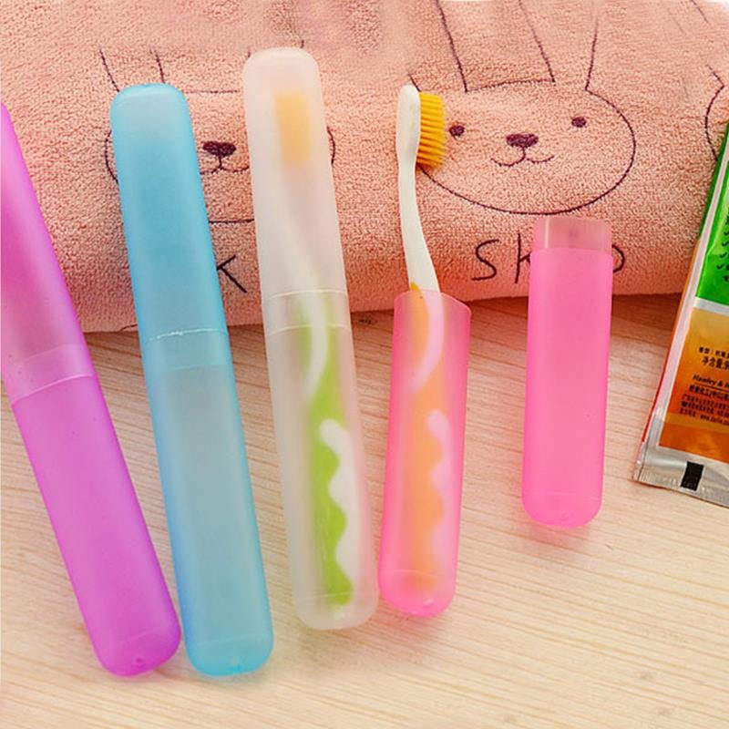 Pack of 2 Travel Hiking Camping Toothbrush Protect Holder. - DS Traders