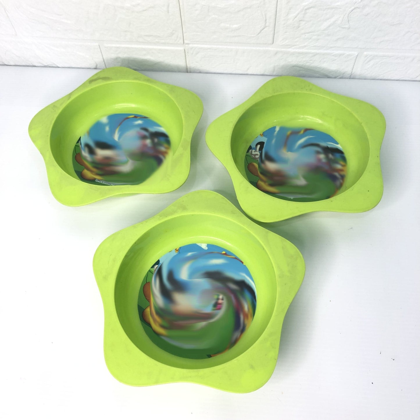Pack Of 3 Kids Cartoon Printed Food Bowl - DS Traders