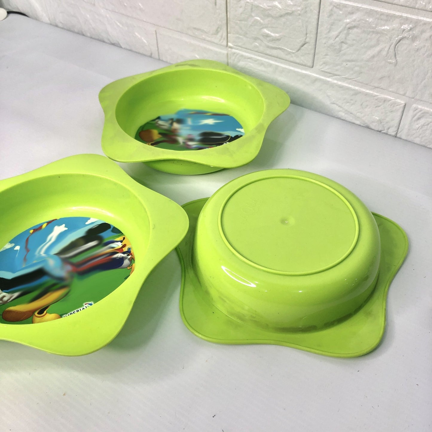 Pack Of 3 Kids Cartoon Printed Food Bowl - DS Traders