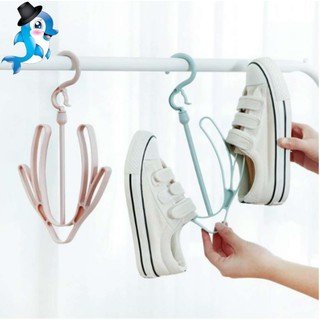 Pack Of 3 Rotating multipurpose shoe rack balcony hanger drying shoe rack - DS Traders