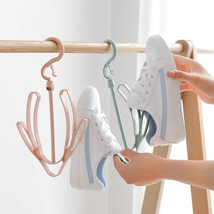Pack Of 3 Rotating multipurpose shoe rack balcony hanger drying shoe rack - DS Traders