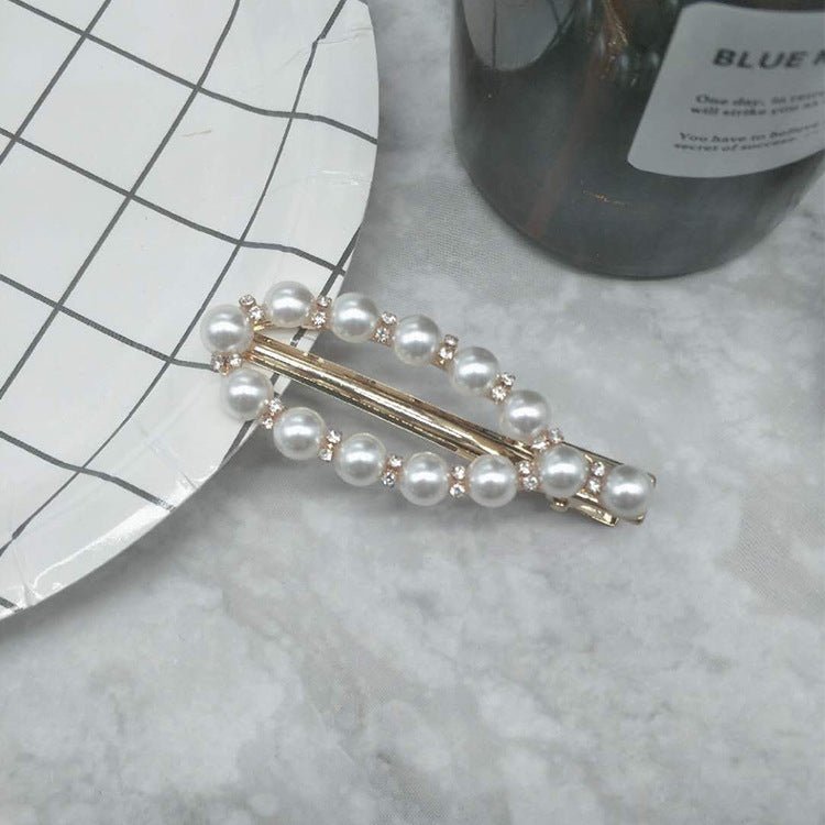 Pearl & Diamond Hair Clip - DS Traders