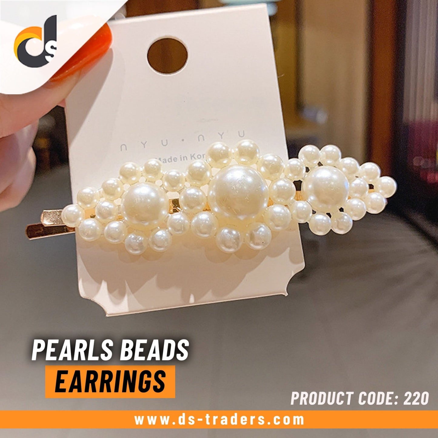 Pearls Beads Earrings - DS Traders